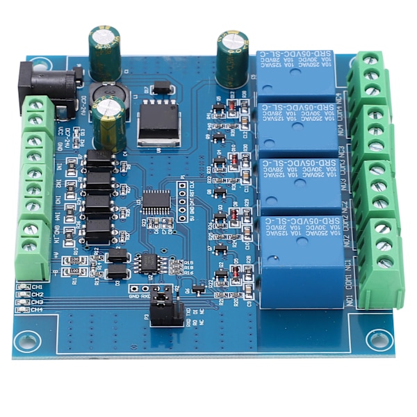 Relay Module 4-Channel Switch Input and Output Circuit Board Component DC 7-24V