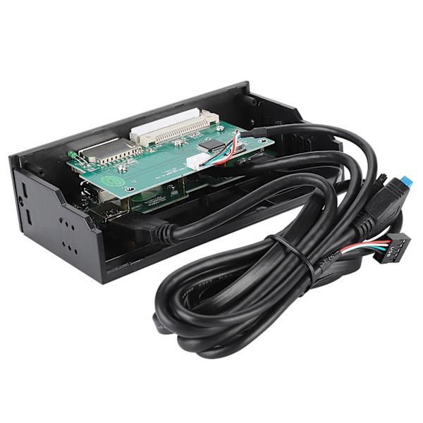 Multifunktion intern kortläsare för PC - 5,25" Dashboard Frontpanel