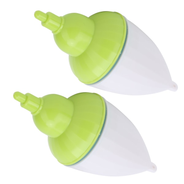 2 stk Plast LED Fiskeflyte Bobber Elektronisk Induksjon for Nattefiske Fiskeutstyrsett 28127-C40