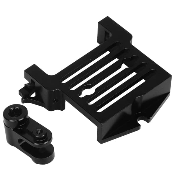 Styregeararm og styregearbase sæt i aluminiumlegering til Traxxas X Maxx RC bil Sort