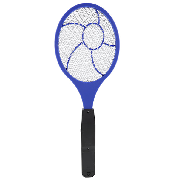 Tre lager Elektrisk flugmyggsmällare Bug Zapper Racket Insektsdödare (blå)