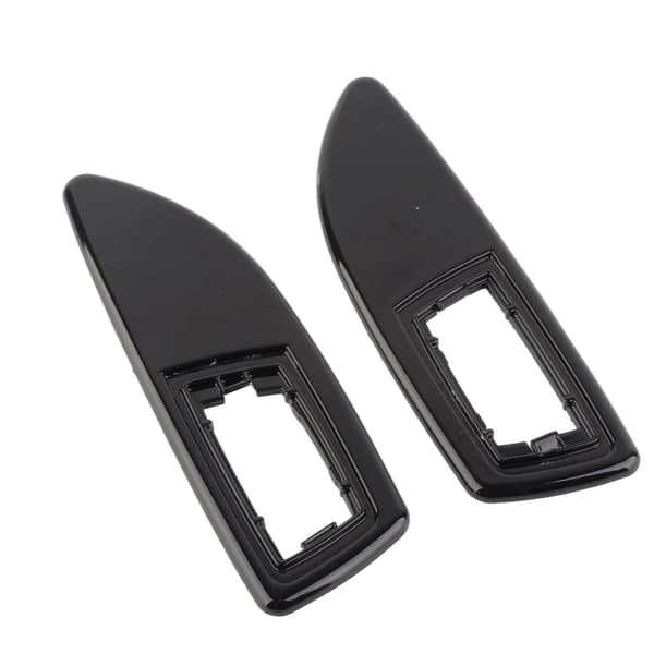 2 stk. Sideblinklys Repeater Rammesæt Bil Tilpasninger Udskiftning til Vauxhall Corsa D Range 2006-2014 Blank Sort