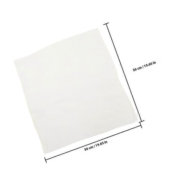Osteklæde til madlavning, silkeklæde, 2 stk bomuldsgarn Beige 50.00X50.00X0.10CM