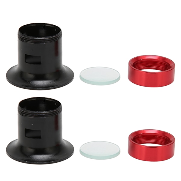 2st klocklupp 3x förstorande rundade kanter Aluminiumhölje Glasurmakare Reparation av ögonlupp för reparation