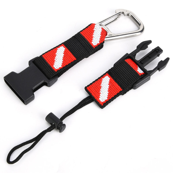 BCD Universal Dykkerudstyr Holder med Snorebånd Sikkerhedsklips HY08HY08