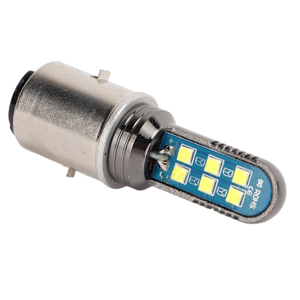 12LED BA20D LED-strålkastare Motorcykel Elfordon Dubbelklo BA20D Motorcykelljus