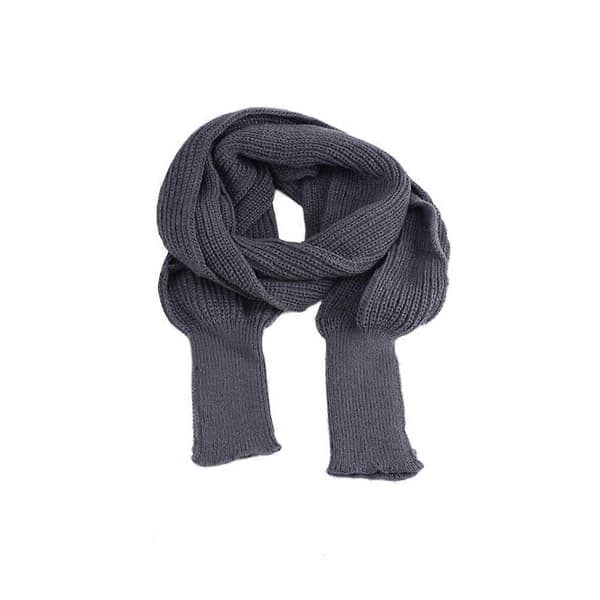 Vinter Kvinnors Sjal Enfärgad Halsduk Pl Design Bröllopskappa Poncho[LD] Dark Grey