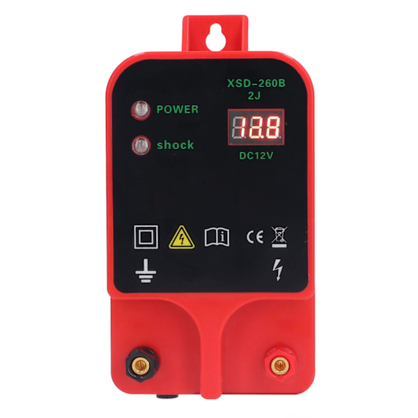 Betesmark Pulse Elektroniskt stängsel Laddare Styrenhet Djurstängsellarm Elstängsel Högspänningspulsvärd 100‑240V