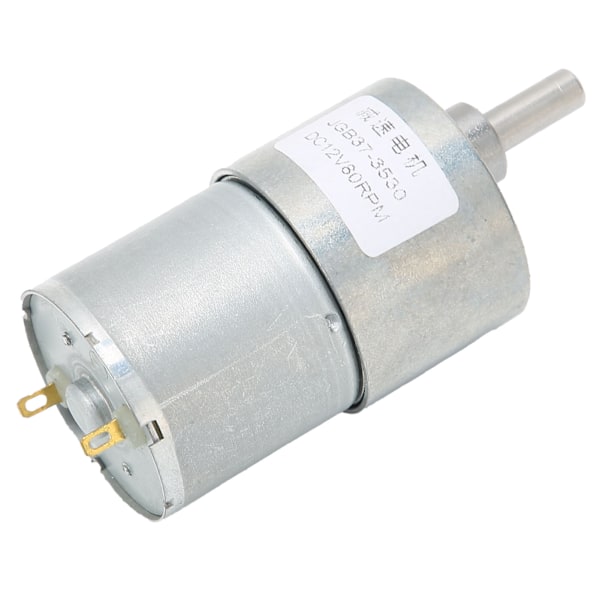 JGB37‑3530 Matovaihdemoottori Itseloukkaava Kulumiskestävä Turboreduktoriakseli Ovien Avaajille DC12V 80RPM
