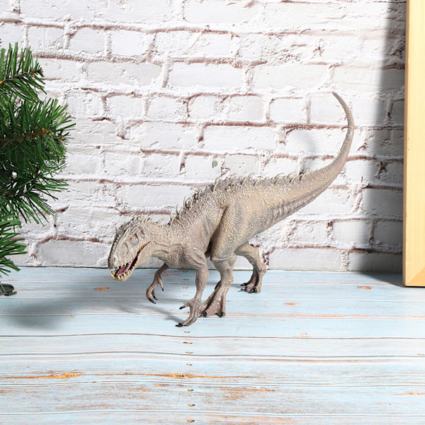 Dinosaurmodel Legetøj Simuleringsdyremodel Tyrannosaurus Dinosaurfigurer Legetøjspresente til Dreng Børn Grå