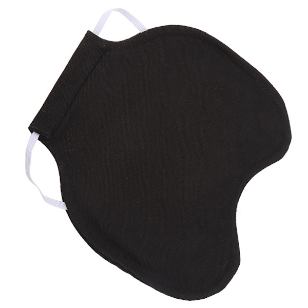 Pet Feather Protection Fixer Back Wing Protector Hen Chicken Sadel Förkläde Dubbeljacka (20x19,5cm) Svart