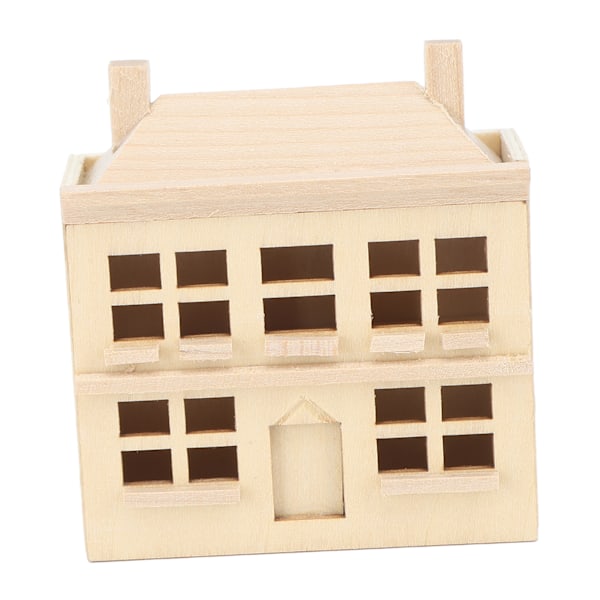 1:12 Miniature Dukkehuss Villa Hus Gør-det-selv-pynt Børn Dukke Møbler Legetøj Træhus Villa Model