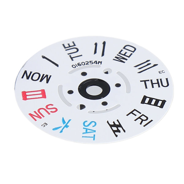 Watch Movement Week Dial NH36 Watch Parts Automatiskt mekaniskt rörelsetillbehör