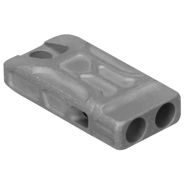 Emergency Survival Whistle Titanium Legering dubbla rör 120 decibel visselpipa för utomhus Stentvätt