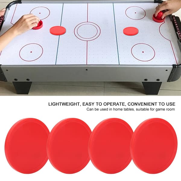 4 st plast luftishockeypuckar, utbytbara för bord Spelutrustning(M)