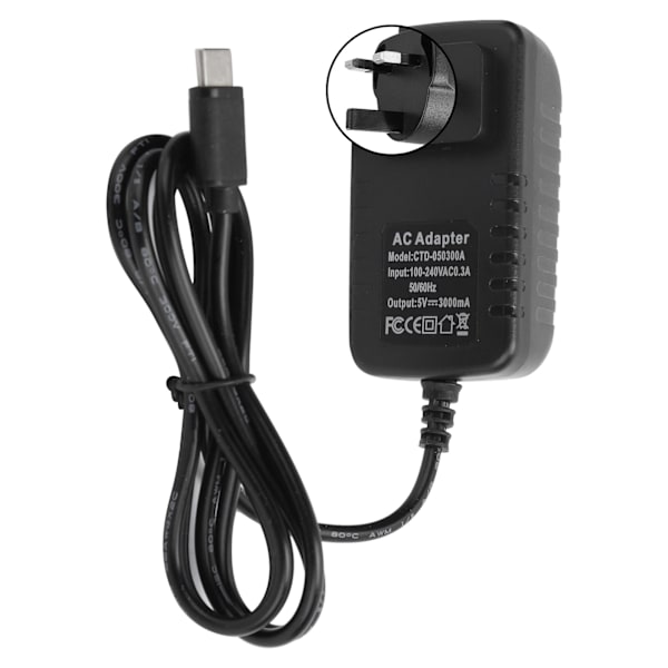 5V 3A Type-C virtalähde Raspberry Pi 4B:lle - UK-pistoke