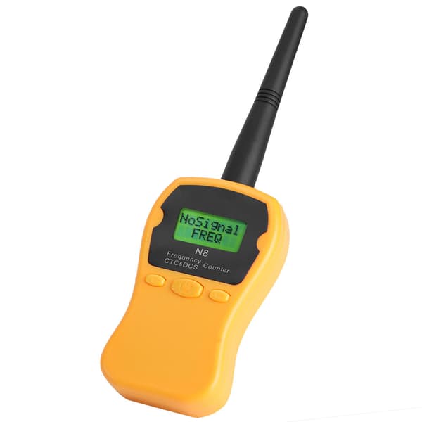 N8 Bærbar Radiofrekvens Tæller Meter Walkie Talkie M/ CTCCSS/DCS Dekoder til Bil MarineOrange