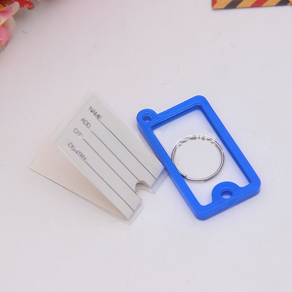 72PCS Keys Identifier Lätt att spela in och identifiera Färgglad PP-nyckeletikett för Office School Home