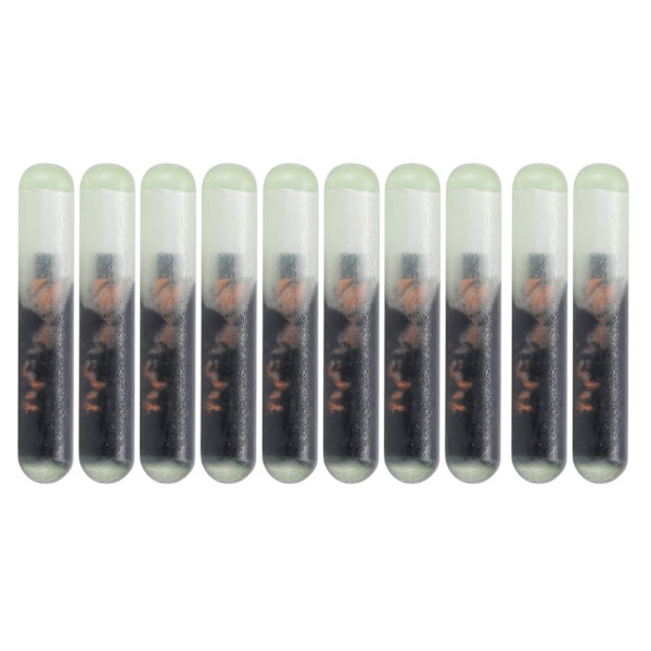 10 Standard 2.12mm Glas Pet Microchip Set för Identifiering