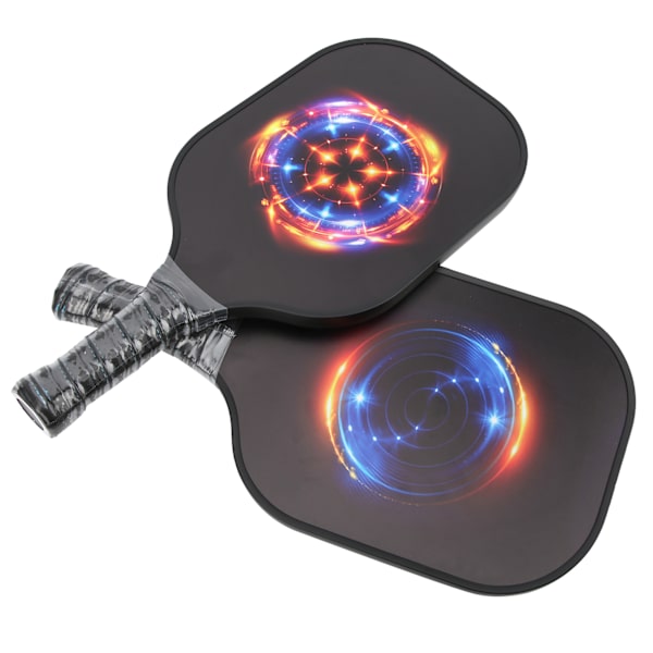 Bärbar Pickleball Paddle Set Kolfiber Face Racket Ball Kit med förvaringsväska