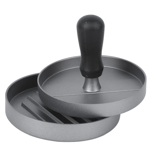 Zink Aluminiumlegering Non-stick hamburgerpressmaskin Verktyg för att göra biffar till kökstillbehör