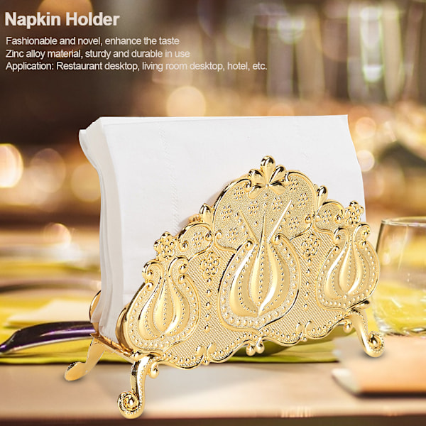 Innovativ Shape Desktop Serviettholder Stand Stativ Opbevaringsorganisator til restaurant hotel
