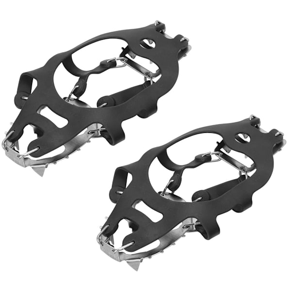 1 par 18 tænder Anti-slip Is Pigge Skogrepp Spikes Crampons Stegjärn til Sne Ground Vandring Klatring M