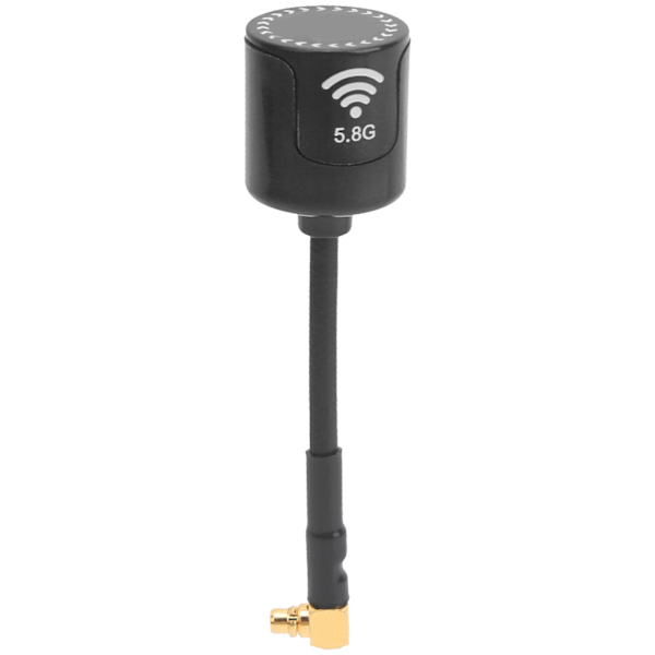 5.8Ghz MMCX 2.8dbi RHCP Høj Gain Lang Antenne til FPV Racing Drone RC Dele Sort Vinkel