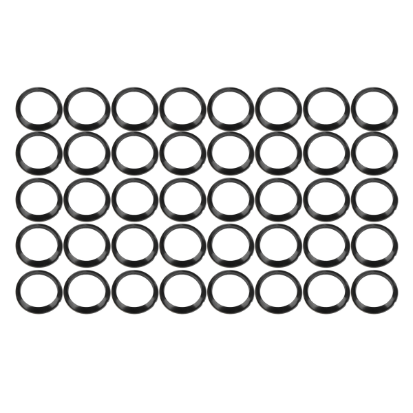 40 kpl silikonikäämirullan pidike koristelurengas trimmaussovitin vavanrakennusosiin 21MM