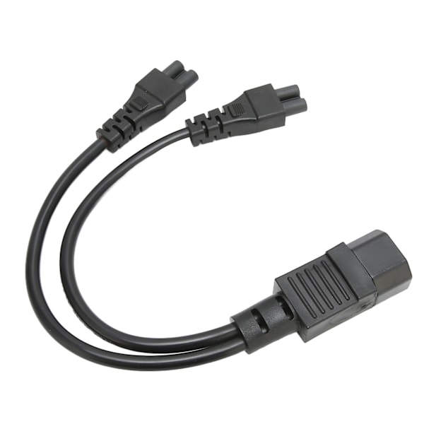 Splitter strømledning IEC320 C14 han til dobbelt IEC320 C5 hun stik til bærbar computer strømforsyning 100‑250V