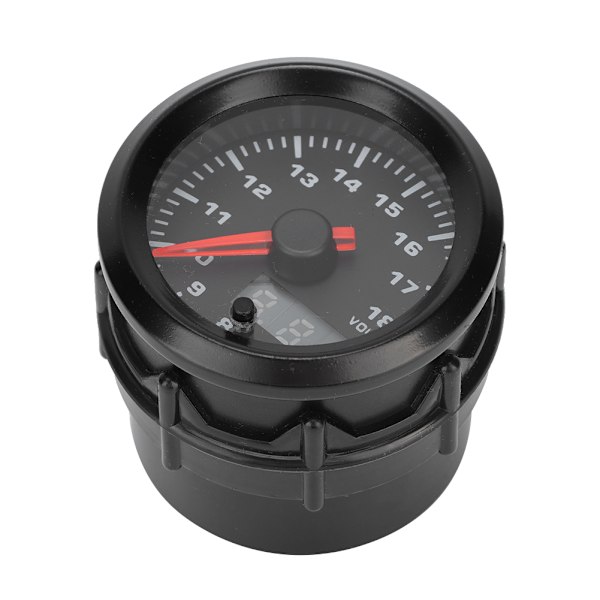 2 tum 52 mm Bilmodifierad Voltmeter Spänningsmätare Peka Digital Display med Steppermotor