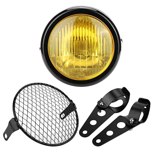 12V Motorcykel Cykel Modifiering Strålkastare & Lampskärm & Monteringsfäste