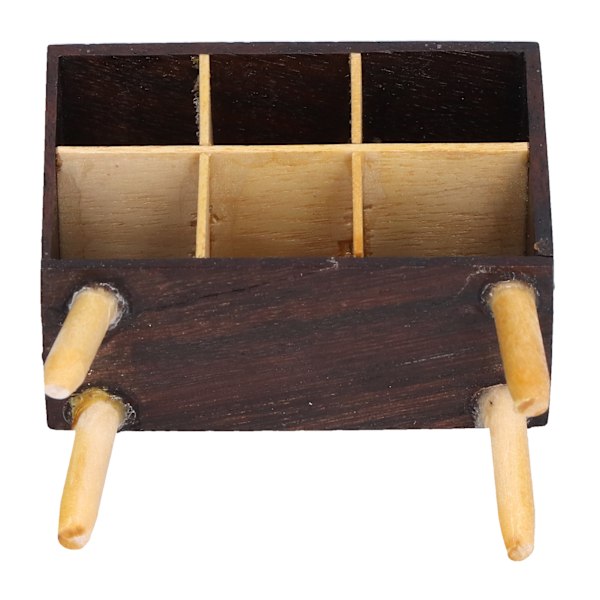 1:12 Dukkehuss Display Opbevaringskabinet Miniature Bogskab Møbeltilbehør