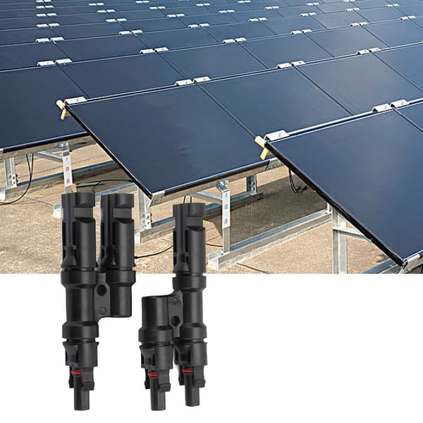 1 Par T Typ Gren Solpanel Adapter 2 i 1 Parallellkontakt Kabeldelare