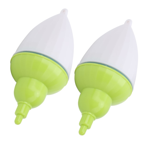 2 stk Plast LED Fiskeflyte Bobber Elektronisk Induksjon for Nattefiske Fiskeutstyrsett 28127-C40