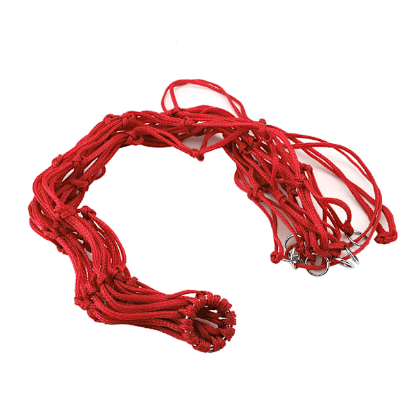 Hevosen hidasruokintaverkko Bg Nylon Slow Feeder Equine Hay Net Ruokintapussi ripustusrenkailla Punainen M