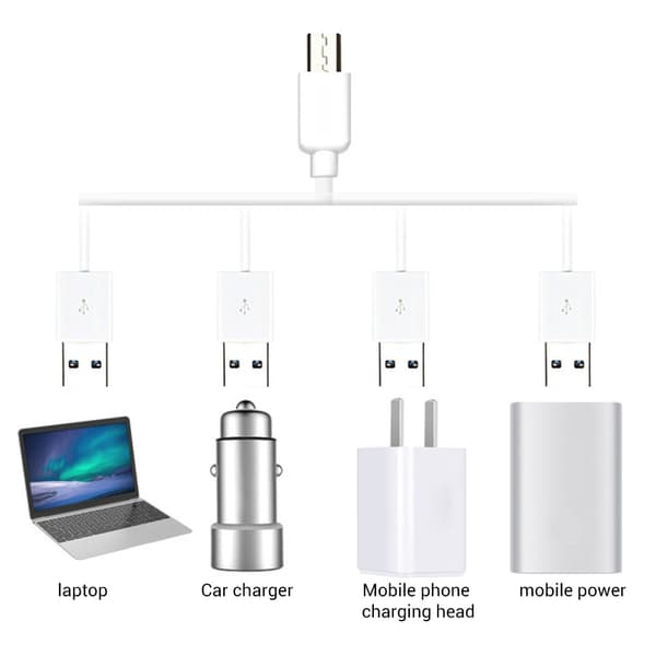 USB Genopladeligt Cykel Blinklys Sikkerhedslys