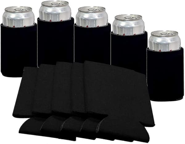 Dåseholdere, 10-pak isolerede holdere til øldåsekøler, foldbare genanvendelige holdere til cola