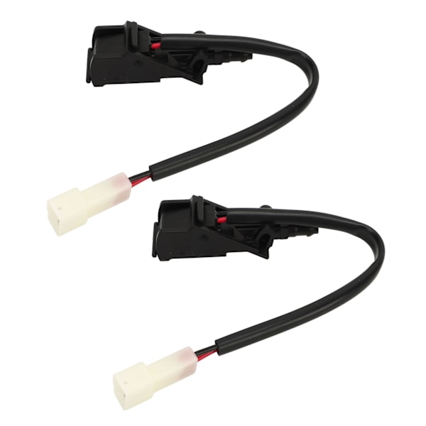 1 Pair Front Windshield Washer Nozzle Heated 6E0955986B Durable Anti-Crack Robust Replacement for Bora MK4 Bettle Cabrio