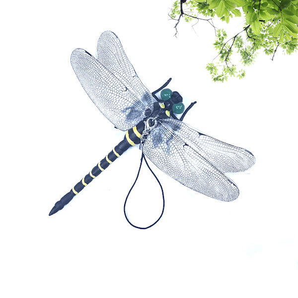 Sländafigur PVC-simulering Sländamodell Insektsmedel med säkerhetsnål och rem för utomhuscamping Bergsklättring Fiske