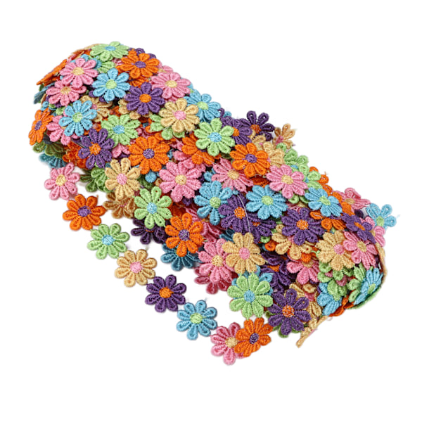 Blondekant Farverig Levende Dejligt Tusindfryd Mønster Bånd Scrapbooking Tilbehør til Tøj Armbånd