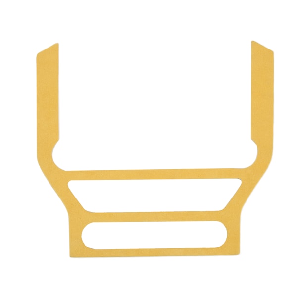 GPS Navigasjonspanel Trim Deksel Suede Interiør Dekor Bytte for Ford Mustang 2015‑2021 LHD Gul