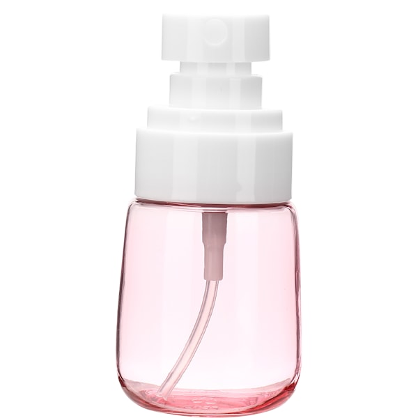 U-formad sprayflaska tjockbottnad Ultrafin Mist Kosmetikaflaska 30 ml (Transparent Rosa)