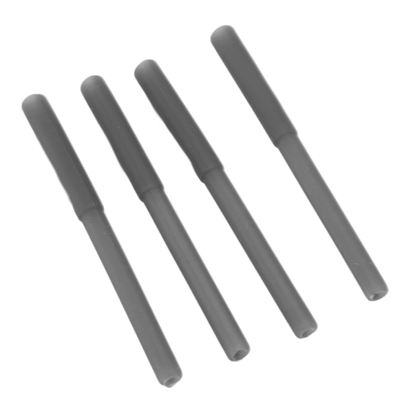 4 stk Spider Stove Benbeskyttelse Udendørs Kogeplade Silikonhylstre Antislip Fleksibel Benbeskyttelse til SOTO 310 Spider Stove Sort