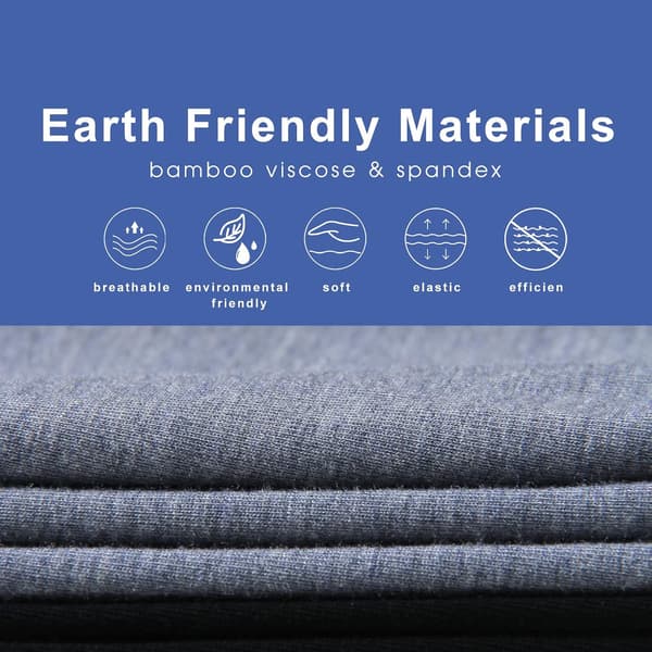 Bløde og åndbare boxershorts til mænd (4- eller 7-pak) sort Blå Grå Blå2 L sort Blå Grå Blå2 black Blue Gray Blue2 L