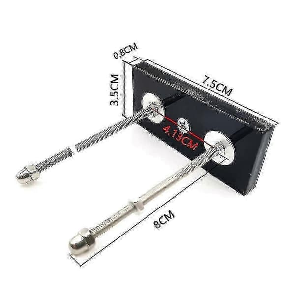 2-pack väggmonterad skateboardhängare för longboard för skateboardbräda och förvaring