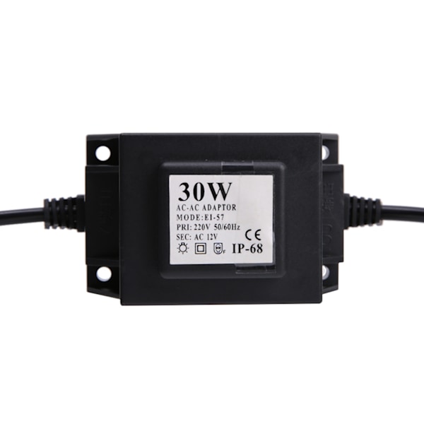 Vandafvisende transformator 12V-udgang til LED-undervandslys pool (EU-stik 220V)