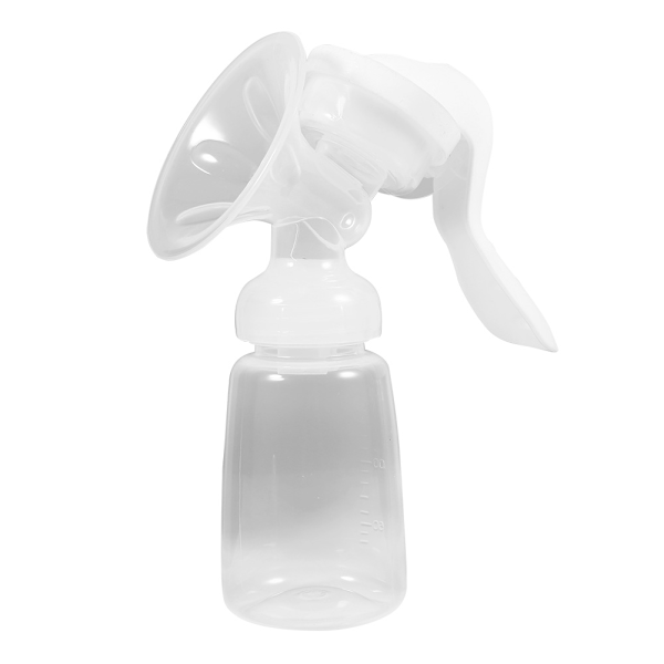 Silikon ammeflaske 150 ml med stærkt sug Enkel design manuel brystpumpe
