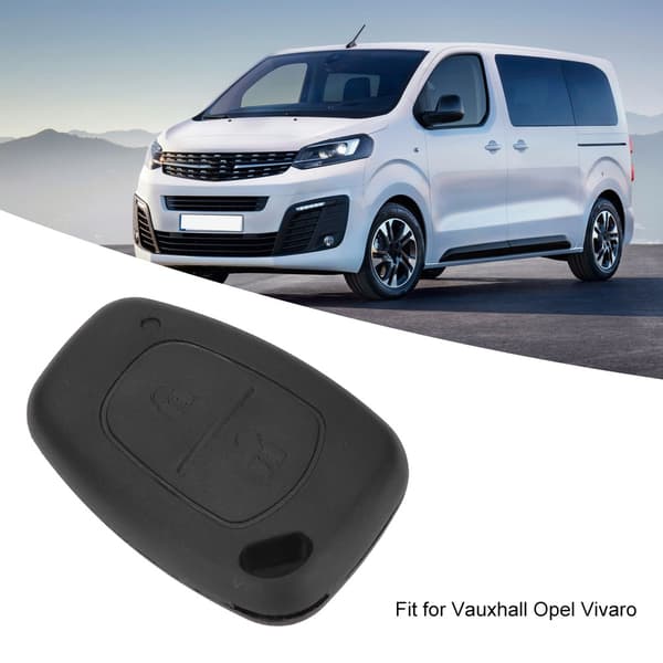 2-knapps bilnøkkelhus Deksel Passer til Opel Vivaro