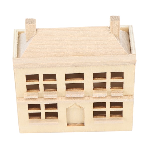 1:12 Miniature Dukkehuss Villa Hus Gør-det-selv-pynt Børn Dukke Møbler Legetøj Træhus Villa Model